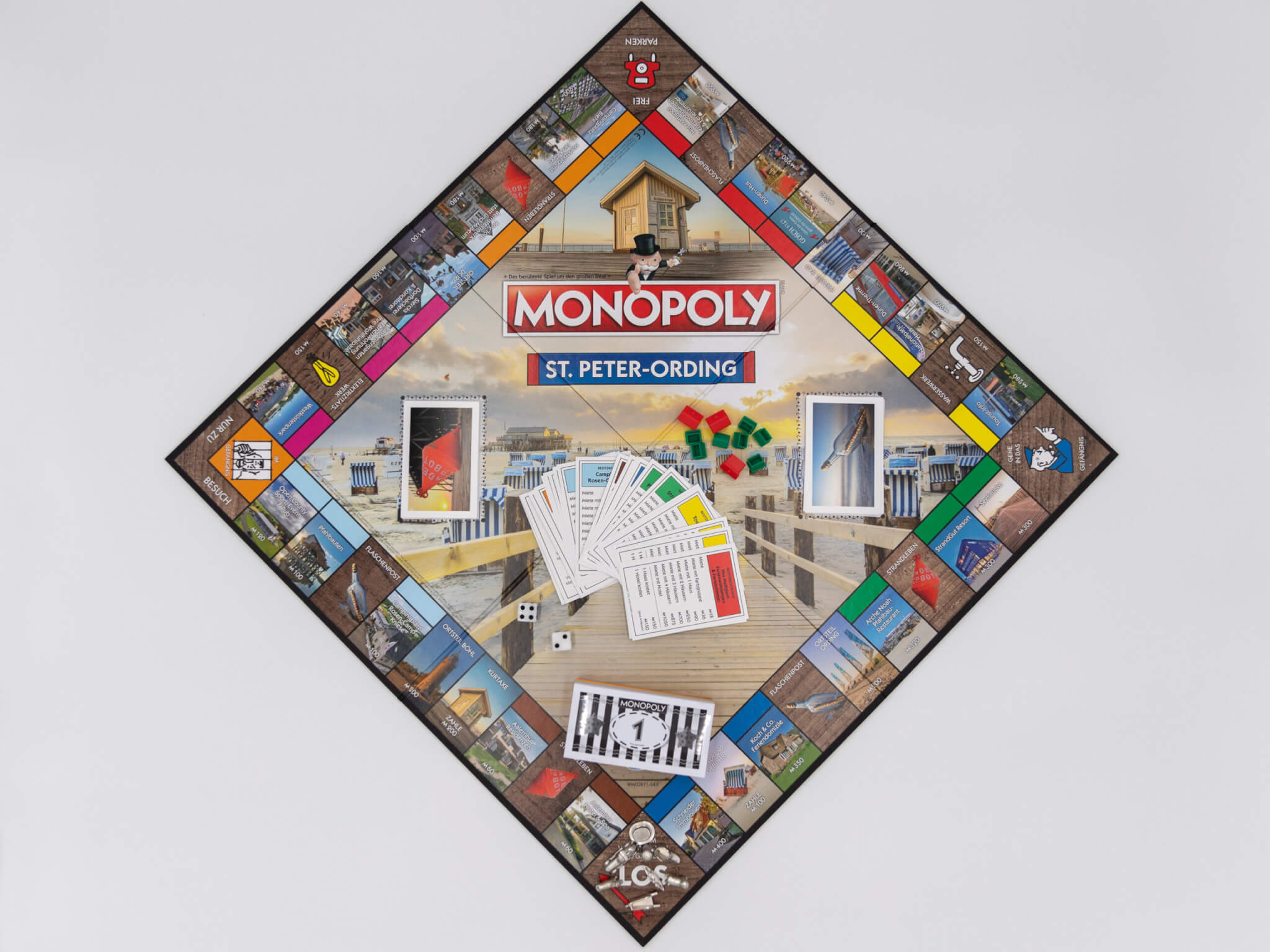Monopoly St Peter-Ording Stadt City Edition Gesellschaftsspiel Brettspiel Spiel 